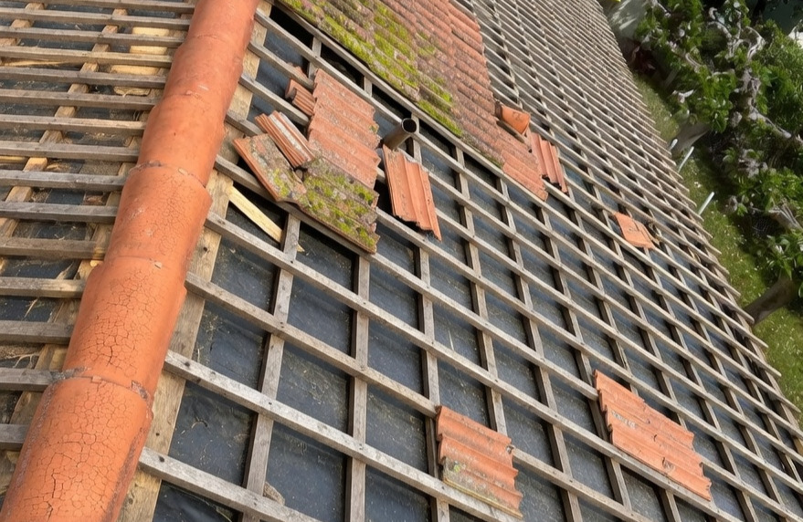 Toiture avant travaux